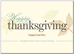 Simply Thanksgiving Name Card D8114U-4B